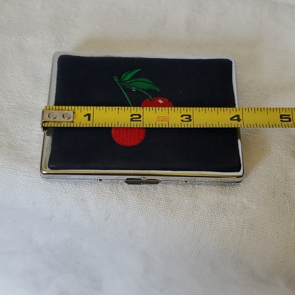 Embroidered Cherry ID Holder 🍒 - Picture 5 of 10
